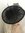 Black Round Saucer Hat