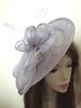 Light Grey Lilac Saucer Hat