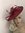 Burgundy Red Saucer Fascinator Hat