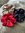 Set of 3 scrunchies: Nude, Navy and Red